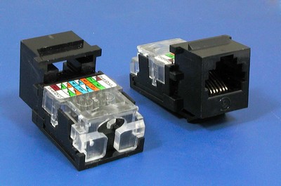 TM 6005-RJ11 Conector jack keystone Voz TM 6005-Cat3 RJ11 Conector jack keystone Voz - RJ11/12 (CAT3) Voz Keystone Jacks Los fabricantes chinos 