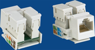 TM 8001-jack keystone Cat.5E Data TM 8001-jack keystone Cat.5E Data - Cat.6/Cat.5E red RJ45 Keystone Jacks Los fabricantes chinos 