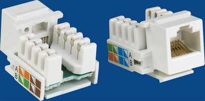 TM-8017 Cat.6 jack de datos clave TM 8017-jack keystone RJ45 Cat.6 Data - Cat.6/Cat.5E red RJ45 Keystone Jacks Los fabricantes chinos 