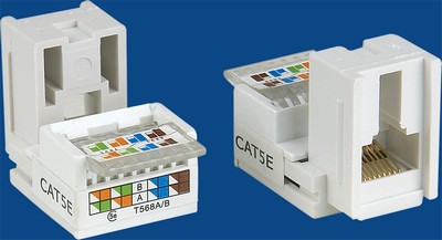 <b>TM-8204 Cat.5E Cable jack keystone datos RJ45</b> TM-8204 Cat.5E Cable RJ45 jack keystone Data Network - Cat.6/Cat.5E red RJ45 Keystone Jacks fabricado en China 
