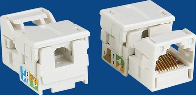 TM-8302 UTP jack keystone dat TM-8302 UTP Cat.5E jack keystone datos RJ45 - Cat.6/Cat.5E red RJ45 Keystone Jacks Los fabricantes chinos 