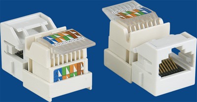 TM-8304 Cat.5E RJ45 keystone  TM-8304 Cat.5E UTP RJ45 keystone jack Conector de Datos - Cat.6/Cat.5E red RJ45 Keystone Jacks fabricado en China 