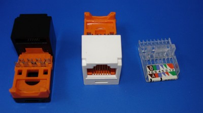TM-8601 Cat.5E RJ45 keystone  TM-8601 Cat.5E RJ45 keystone jack Conector de Datos - Cat.6/Cat.5E red RJ45 Keystone Jacks hecho en China 