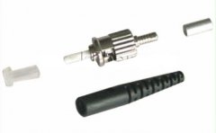 Conector de fibra ST monomodo con arranque 3.0mm Conector de fibra ST monomodo con arranque 3.0mm - Conectores de Fibra Óptica hecho en China 